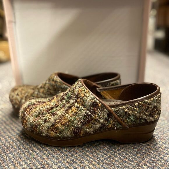 Sanita Sz. 7/8 Tweed Material Clog - Picture 5 of 6